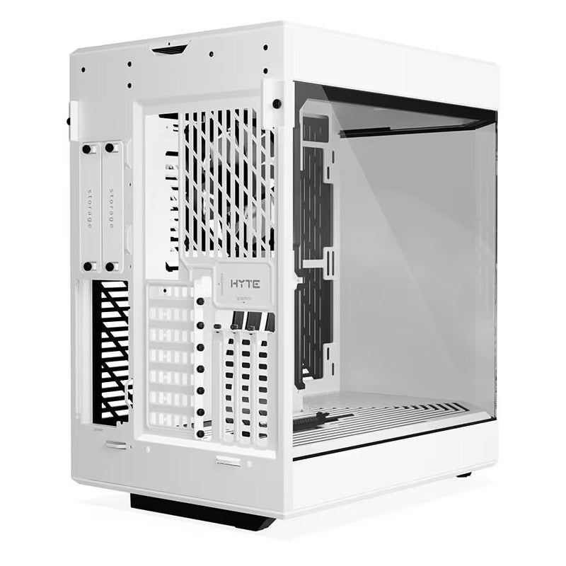 HYTE Y60 Panoramic Tempered Glass E-ATX Mid Tower Gaming Case with 3 Fans - Snow White HYTE Y60 Panoramic Tempered Glass E-ATX Mid Tower Gaming Case with 3 Fans - Snow White